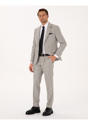Pierre Cardin Erkek Gri Takım Elbise 50311251-vr024 Gri
