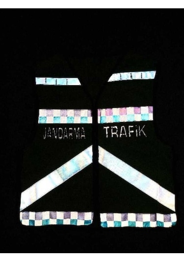 Yeni Model Jandarma Trafik Yeleği 1.Sınıf Yansıtıcı Reflektor Kul