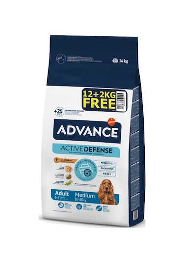 Advance Dog Medıum Adult 12+2 Bonus Paket