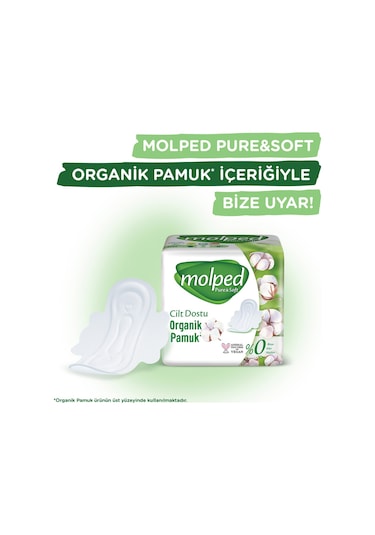 Molped Pure&Soft Uzun Hijyenik Ped Avantajlı Mega Fırsat Paketi 72'li