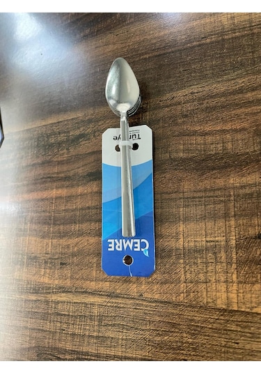 Enashop Paslanmaz Çelik Çay Kaşığı Seti 12 Adet Klasik Düz Model Inox