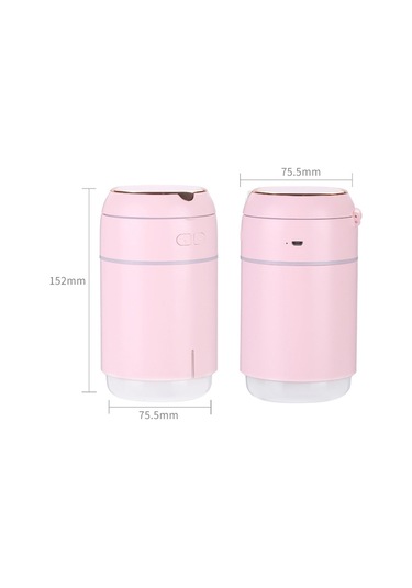 K005 Taşınabilir Nemlendirici Led Dolgu Işığı Makyaj Aynası Usb Mini Nemlendirici Mavi