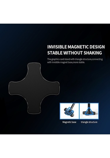 Pazly Bilgisayar Standı Gm961 Alüminyum Dikey Grafik Kartı Tutucu, Masaüstü Kasa Jakı Braketi, Gümüş/kırmızı/siyah Renk Seçenekleri
