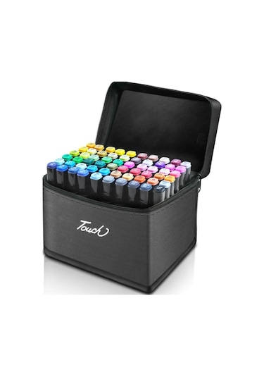 Valkyrie Touch Marker Art Çift Taraflı Kalem Seti 80 Adet