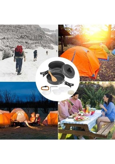 Ulzyvf Canlı Renkli Kamp Kaseleri, 10 Hb Çok Renkli Set, Sofra Ekipmanları Çok Renkli