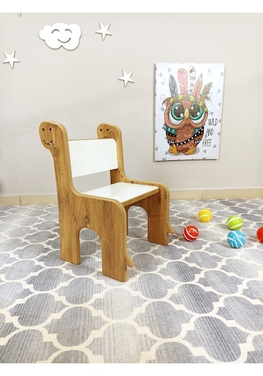 Miracle 3d Çocuk Oyun Etkinlik Çalışma Masası Ve Sandalye - Aktivite Masası 1667553238 Beyaz