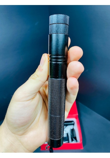Yeşil Lazer Pointer 15km Şarjlı Kutusunda Siyah