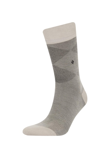 DeFacto Erkek Dikişsiz 2'li Tensel Isı Düzenleyicili Premium Uzun Çorap E7860AXNSKR1