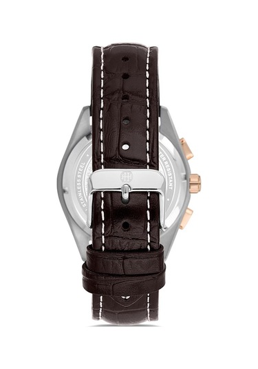 Hislon Ms206t-02kr Erkek Kol Saati Gri - Rose Gold