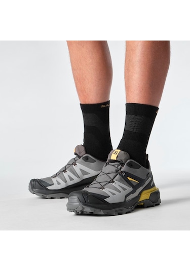 Salomon X Ultra 360 Gore-tex Erk Castlerock/black/spicy Mustard Outdoor Ayakkabı L47740300 Antrasit