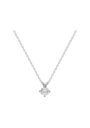 Glorria Gümüş Tektaş Kolye (381942429)