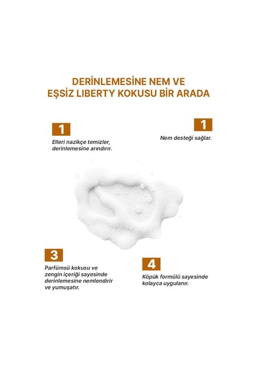 Nemlendirici Arındırıcı Liberty Köpük Sabun 300 Ml