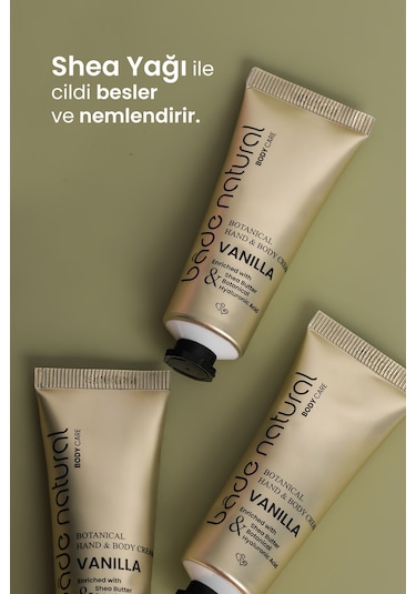 Bade Natural Vanilya Bitkisel El ve Vücut Kremi 75 ML