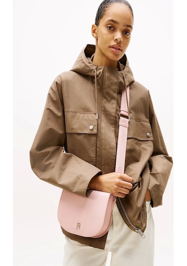 Th Logotape Saddle Bag Pembe