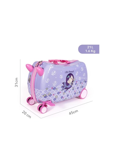 Milk&moo Binilebilir Çocuk Valizi Küçük Deniz Kızı