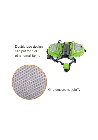 Sones Sırt Çantasının Dışındaki Köpekler İçin Kendinden Taşınabilir Sırt Çantası Nefes Alabilir Örgü Pet Çanta