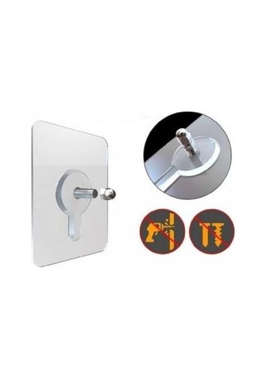 Zhltools Ultra Güçlü Vantuzlu Askı 5li Beyaz