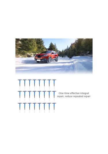 Geeroyoo 24 Adet Otomobil Motosiklet Elektrikli Araç Lastik Tamir Mantarı 48 6mm - Yüksek Sıcaklık Dayanıklı, Kaliteli Kauçuk, Güvenli Ve Kalıcı Tamir