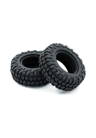 Youmex 1/24 Rc Araba İçin 4 Adet Kauçuk Lastik - Axial Scx24 90081, Axı00005 C10, Axı00006, Axı00002 Uyumlu - 54mm Çap X 18mm Genişlik