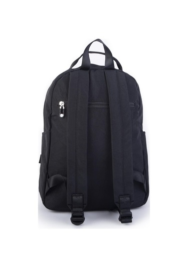 Nas Bag Extra Hafif Su Geçirmez Çok Gözlü Waterproof Unisex Sırt Çantası 30x40 Cm Siyah