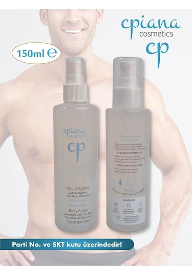 Cpiana Vücut Sprey Erkek Ter Önleyici 150ml