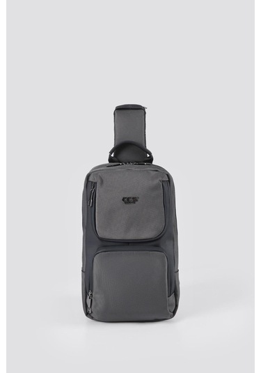 Ççs 51489 Tek Askılı Çapraz Çanta Gri