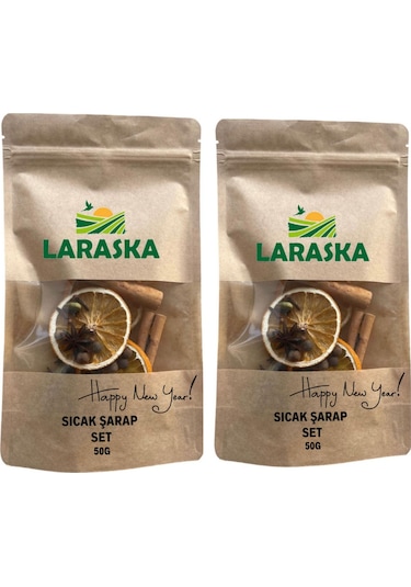 2 Adet Premium Sıcak Şarap Seti 50g Wine Spice 50g Yılbaşı Seti Özel