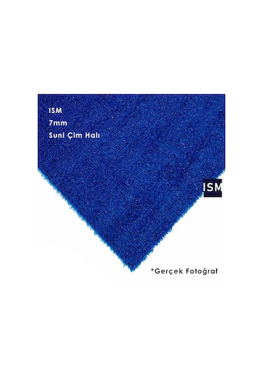 Ism - Suni Yapay Çim Balkon Halı - 7Mm - Lacivert Renk