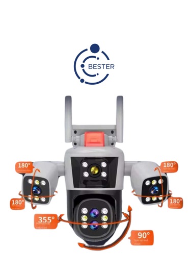 Bester Çok Lensli Wifili Sd Kartlı 10x Ptz Kamera