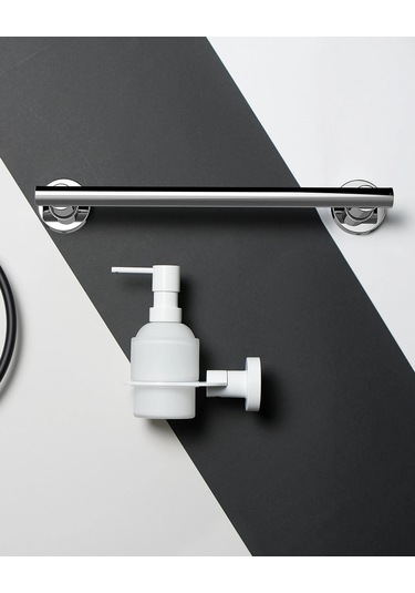 Tecno Havluluk, Uzun, 33 Cm - Krom Krom