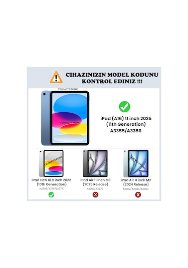 İpad Uyumlu A16 11.nesil 2025 Ekran Koruyucu Tablet Nano Esnek Yansıma Önleyici Koruma