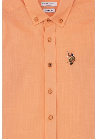 U.s. Polo Assn. Erkek Çocuk Somon Gömlek Basic 50283994-vr047 Pembe