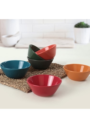 Keramika Rainbow Hitit Çorba Kasesi 14 Cm 6 Adet 113/617