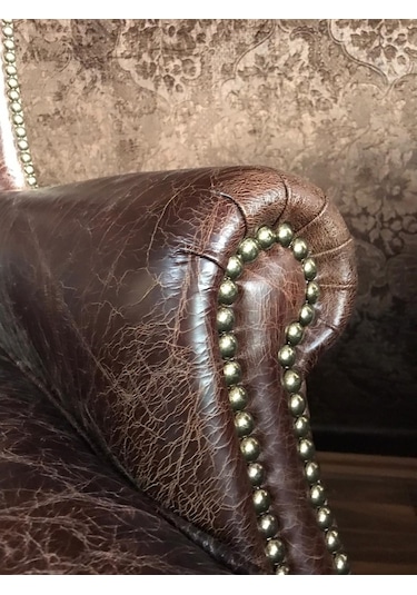 3Amobilyaa 3A Mobilya Hakiki Deri Crank Berjer