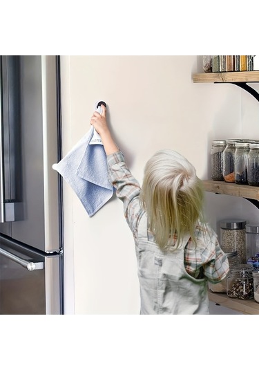 Besthome1 Abs Materyalli Duvarlı Havlu Tutucu, Pençeli, Mutfak/banyo Kullanıma Uygun, 8 Adet Kayma Önleyici Diğer