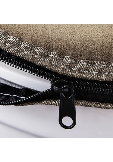 Gri Aşınmaya Dayanıklı 4 Renk Kullanışlı Uygun Nakış Yumuşak Su Geçirmez Tuvalet Minderi Klozet Minderi