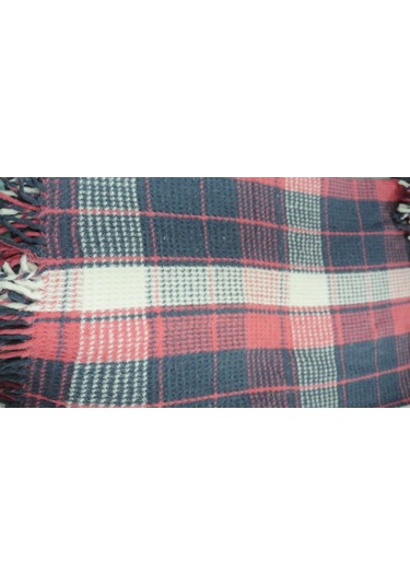 Fluffy Pamuklu Çift Kişilik Peluş Battaniye Çok Renkli