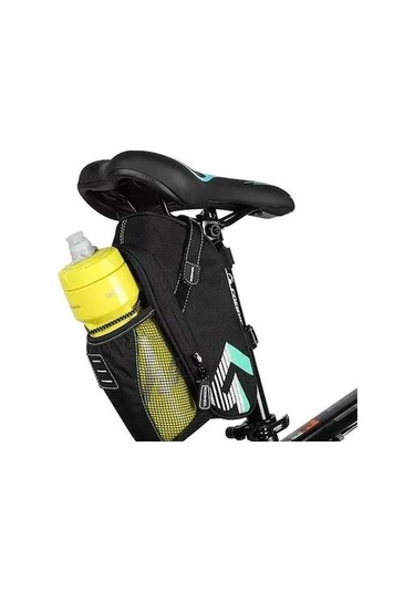 Forte Gt 807 Sele Altı Çanta Matara Hazneli Su Geçirmez Kumaş 202 Gri - Siyah