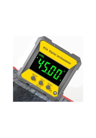 Tongxida Dijital Eğim Ölçer - 4x90 Açı Ölçümü, Mıknatıslı, Ip54 Su Geçirmez