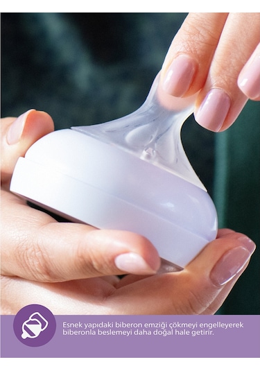 Philips Avent Natural Response PP 2'li Biberon Seti 125 ML 0+ Ay PAV-SCY90002