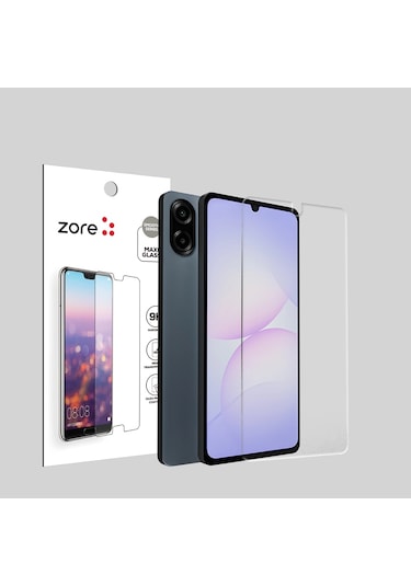 Galaxy Uyumlu  A07 Zore Maxi Glass Temperli Cam Ekran Koruyucu