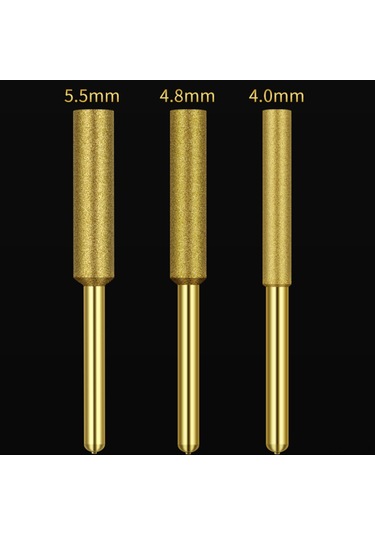 Lemestar Titanyum Kaplama Zincir Testeresi Bileme Aleti Seti, 8 Parça, Elektrikli Testereler İçin Yüksek Performans