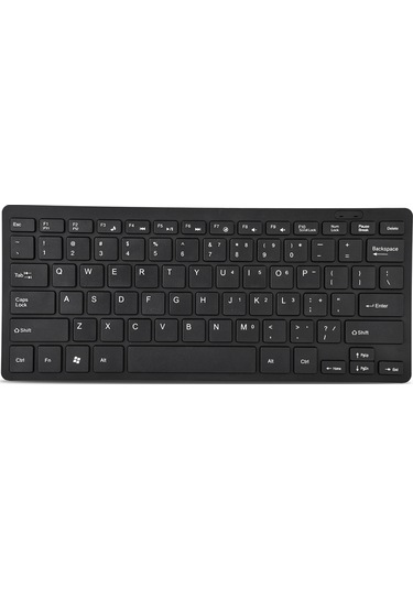 Yaozixa 78 Tuşlu Mini İnce Usb Kablolu Klavye, Oyun Ve Ofis İçin Siyah, Kararlı Aktarım, Geniş Uyum