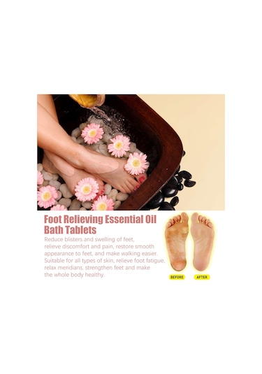 Eelhoe Ayak Giderici Esansiyel Yağ Banyo Tabletleri Çok Renkli