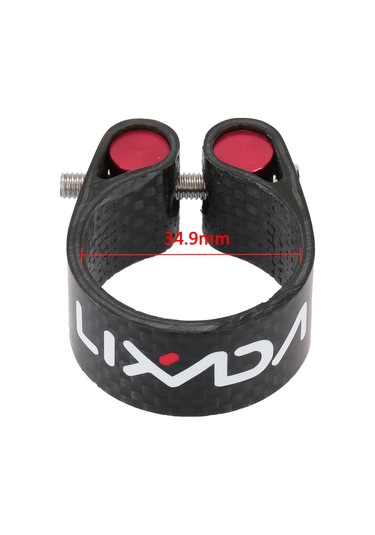 Kosona Karbondan Hafif Dayanıklı Bisiklet Oturma Direği Klem 34.9mm - 30.8/31.6mm Uyumlu Kilitleme Somunu Çok Renkli