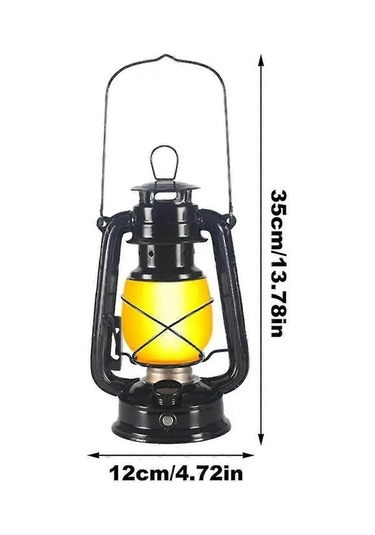 Bloomnest Taşınabilir Kamp Lambası Usb Şarj Edilebilir Asılı Feneri, Uzaktan Kumandasız Dinamik Alev Işığı, Pil İle Çalışan B G758 Asorti Asorti Çok Renkli