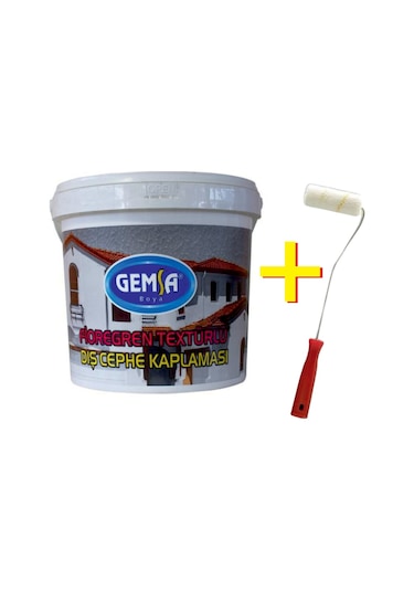 Gemsa Fiore-Gren Textürlü Su Bazlı Dış Cephe Kaplaması 20 Kg