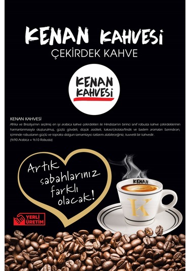 Espressomm® Kenan Kahvesi Çekirdek Kahve 250 G