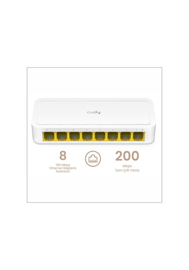 Cudy FS108D 10/100 Mbps 8 Port Megabit Switch