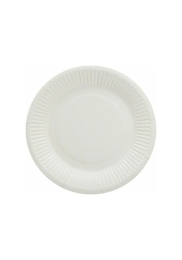 Laıma Parti İçin Yağa Dayanıklı 100 Adet Kağıt Tabak Tek Kullanımlık 131730666 100 Adet